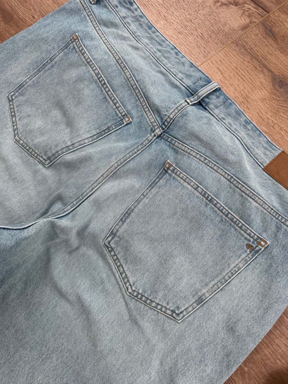 Madewell Low-Slung Straight Criss-Cross Waist Jeans 18W Light Wash NWT - Picture 14 of 14